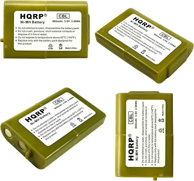 HQRP 4-Pack Cordless Phone Battery Compatible by HQRP