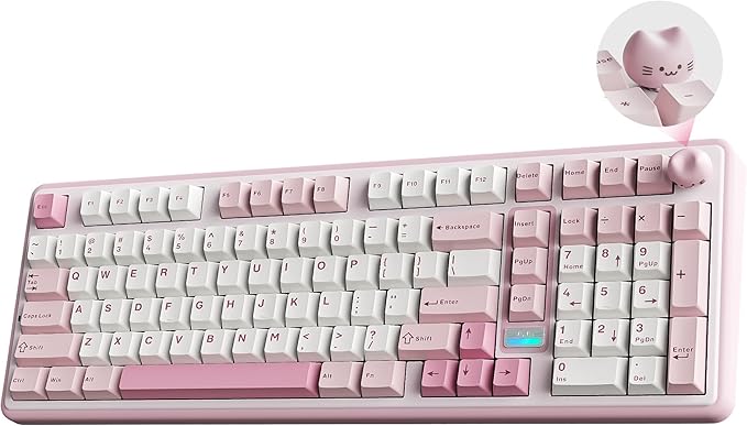 YUNZII B98 PRO QMK/VIA Wireless Mechanical Gaming Keyboard, 96% Layout by YUNZIIMECHANICALKEYBOARD