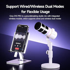 EJoy D10 PRO Wireless USB Gaming Microphone – RGB Dynamic Mic - Image 2