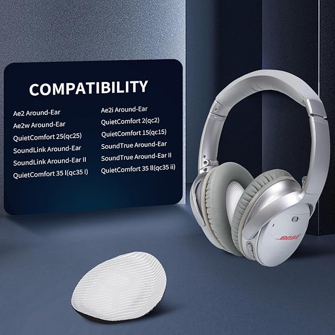 Ear Pads for Bose QC35: Durable Comfortable Noise Cancellation Replacement - Image 3