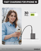 30W USB C Charger with 60W Type C Cable, GaN Fast Wall Charger Block, PD 3.0 - Image 2