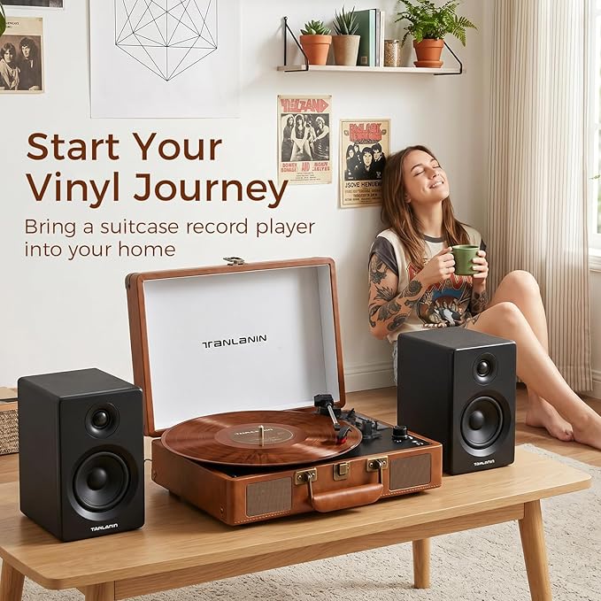 Portable Vinyl Record Player - Image 8