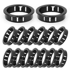 15PCS 1-3/4" Black Cable Snap Bushing Grommet, Snap in Cord Bushing Protect by Unknown