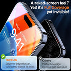 TORRAS Screen Protector for iPhone 2023 Diamond Shield Shatterproof Full - Image 5