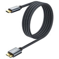 SUNGUY 10Gbps 5FT Micro B to USB C Hard Drive Cable, USB 3.1 USB C to Micro B by SUNGUY