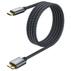 SUNGUY 10Gbps 5FT Micro B to USB C Hard Drive Cable, USB 3.1 USB C to Micro B by SUNGUY