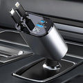 Retractable Car Charger with 100W, 4 in 1 Car Fast Charger by acemend