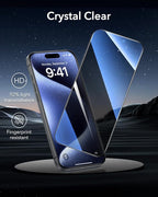ESR 3 Pack 9H+ Glass for iPhone 15 Pro Privacy Screen Protector, Armorite - Image 9