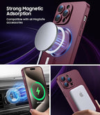 Magnetic for iPhone 15 Pro Max Case Slim Soft Silicone Bumper Shockproof - Image 2