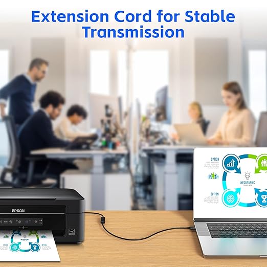 USB Extender Cord 3.3FT, USB 3.0 Extension Cable, USB A Male to Female - Image 5