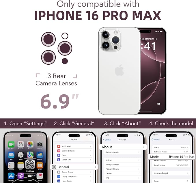 BERFY Magnetic for iPhone 16 Pro Max Case, Compatible - Image 9