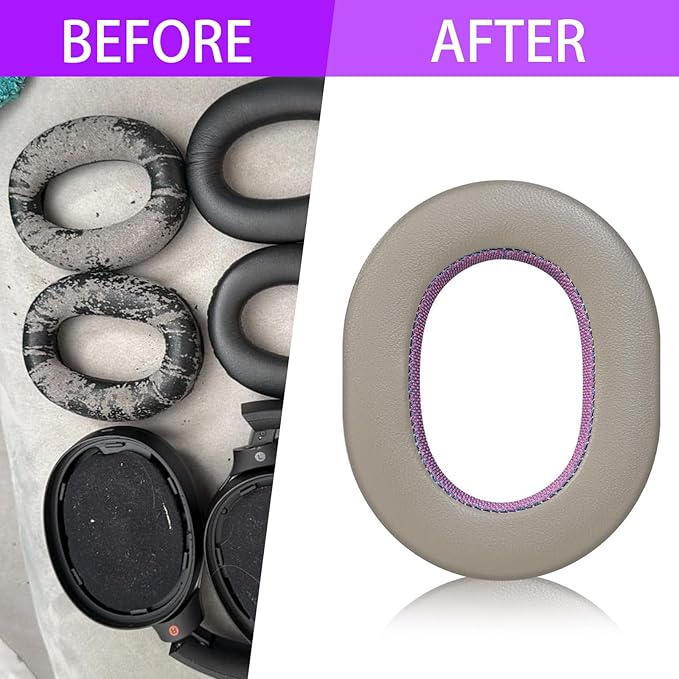 Sheepskin Replacement Earpads for WH-1000XM2/MDR-1000X - Image 3