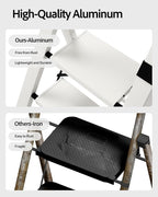 Taranta 3 Step Ladder, Lightweight Aluminum Step Stool - Image 2