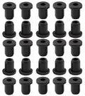 25 pcs 5/16" Drill Hole，3/16" ID Black Silicone Top hat Rubber Grommets by Unknown