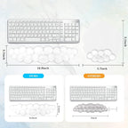 Gel Cloud Keyboard and Mouse Wrist Rest, Cute Wrist Support and Arm Support Rest - Image 5