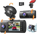 2025 Dash Cam, 3 Channel Dash Cam Front and Rear Inside, Interior Car Camera by GloryesCarAccessories