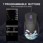 COSTOM Womier G705 USB Wired Gaming Mouse - Image 5