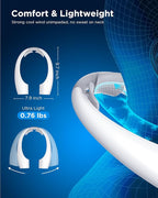 AI Neck Fan, 4 Speeds Adjustable Portable Personal Fan Rechargeable, 4000 mAh - Image 3