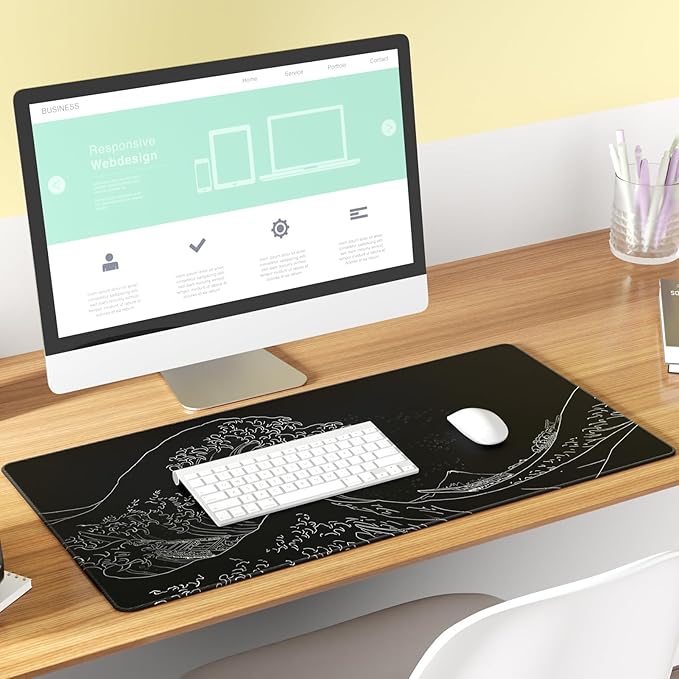 KTRIO Large Gaming Mouse Pad Desk Mat, Superior Micro-Weave Cloth, Non-Slip - Image 6