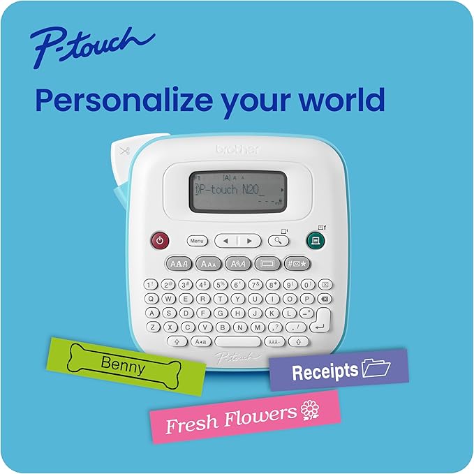 Brother P-Touch PT-N20 Personal Desktop Label Maker, Handheld and Prints - Image 2
