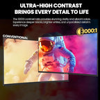 CRUA 32" Curved Gaming Monitor, 2K QHD 2560x1440P, 144Hz/165Hz Computer Monitors - Image 7