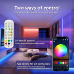 RGBZONE 2.4GHz WiFi LED Controller, IR Wireless Remote Control, 2-Ports Smart - Image 5