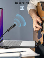 MillSO USB Microphone for Laptop Gooseneck Portable Mini USB Computer - Image 7