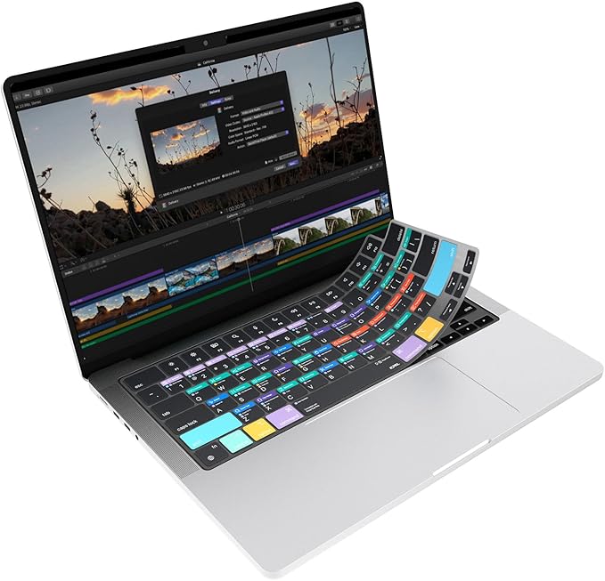 JCPal Final Cut Pro Shortcut Guide Keyboard Cover by JCPAL