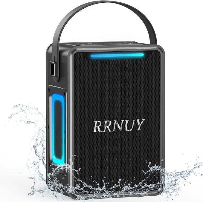 Portable Bluetooth Speaker 60W IPX6 Waterproof Wireless Speakers by RRNUY