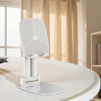 DEERLAMN Cell Phone Stand for Desk, Height Adjustable Cell Phone Holder - Image 2