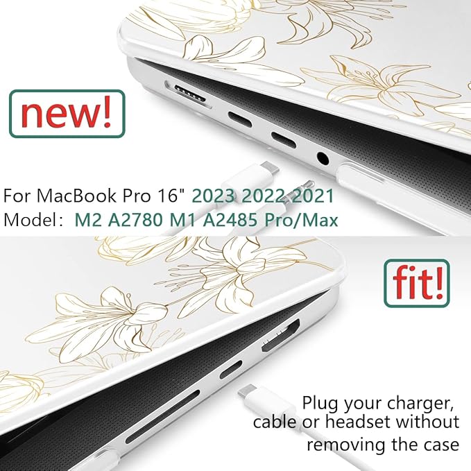 DONGKE for M4 MacBook Pro 16 Inch Case 2024 2023 2021 A3403 A3186 M3 A2991 M2 - Image 2