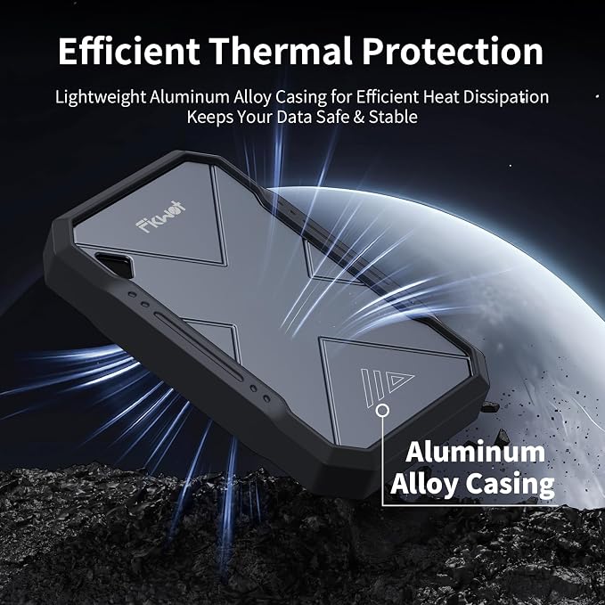 1TB Portable SSD, USB 3.2 Gen2 USB-C, IP68 Water & Dust Resistant, Shockproof - Image 8