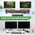 Zimilar Dual Monitor Stand Riser, Monitor Stand - Image 8