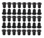 40 pcs 3/16" Drill Hole，1/8" ID Black Silicone Top hat Rubber Grommets by Unknown