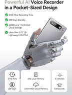 AI Voice Recorder with App Control, Advanced AI Technology - Image 6