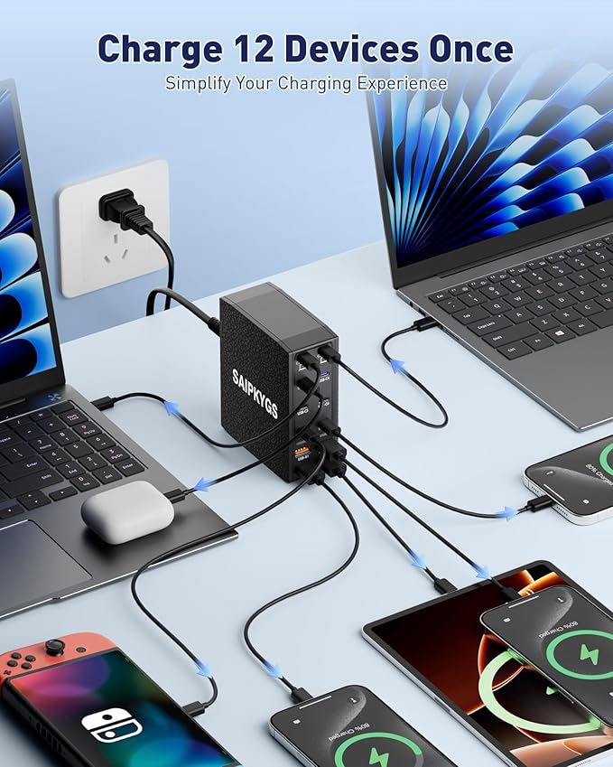 Charging Station, 12-Port USB C Charger Block - Image 4