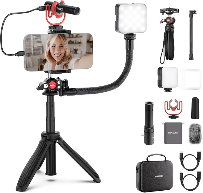 NEEWER Phone Vlogging Kit, Content Creator Essentials Kit by Neewer