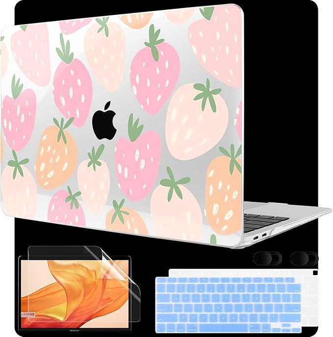 MEEgoodo for MacBook Air 13 inch Case 2021 2020 2019 2018 Released A2337 M1 by MEEgoodo