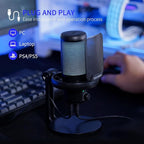 FEELWORLD VM1 Gaming PC USB Microphone Condenser Mic - Image 5