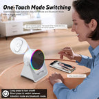 Wireless Induction Speaker, 4 in 1 Bluetooth Speaker Phone Stand - Image 5