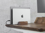 Oakywood Dual Laptop Dock, Vertical Laptop Stand Wood, Laptop Stand - Image 7