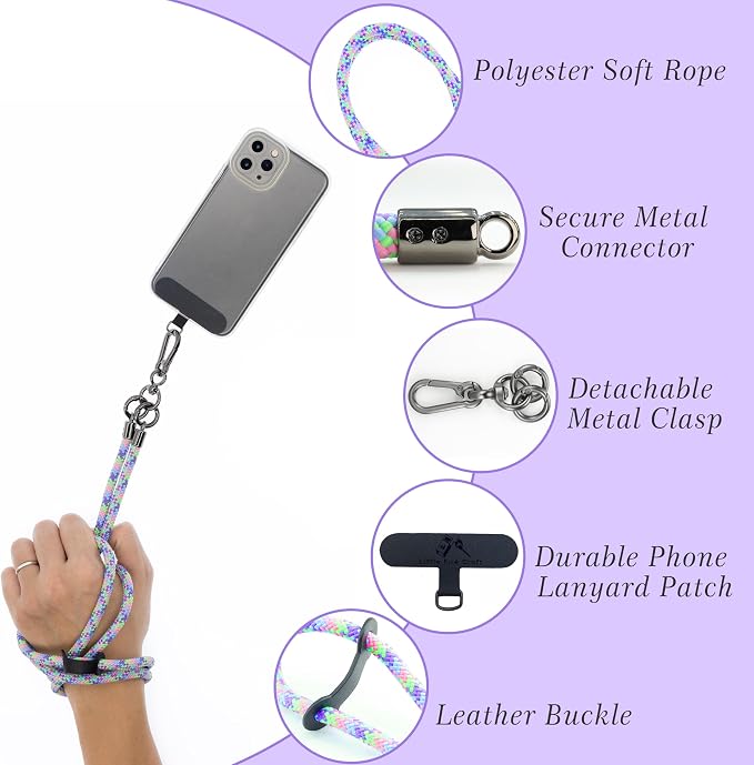 Phone Lanyard Universal Cell Phone Strap Crossbody Strap - Image 3
