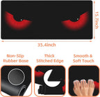 Mouse Pad Large Evil Eyes Non-Slip Game Desk Mat - Image 3