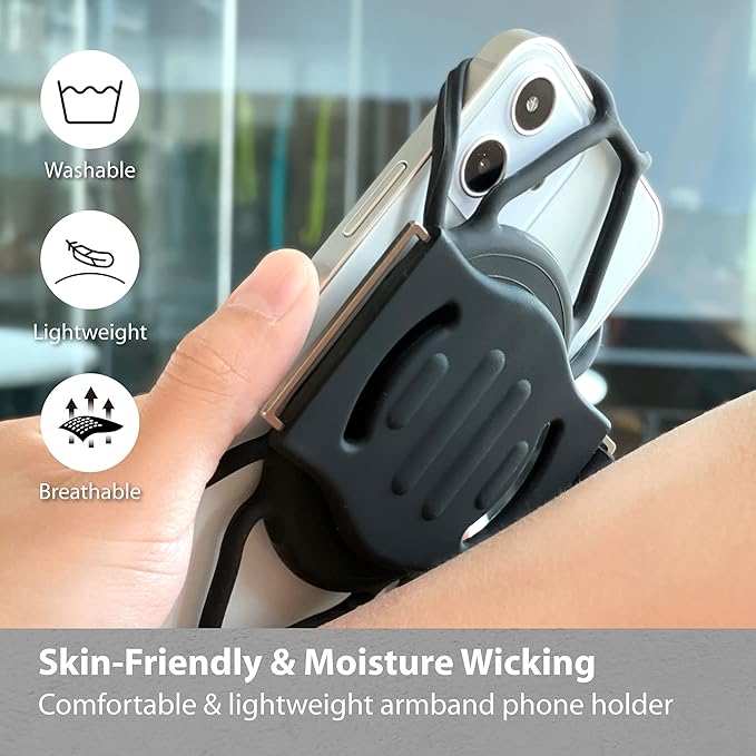 BONE Run + Bike Tie Connect Kit 1, 2-in-1 Running & Bike Phone Holder, - Image 5