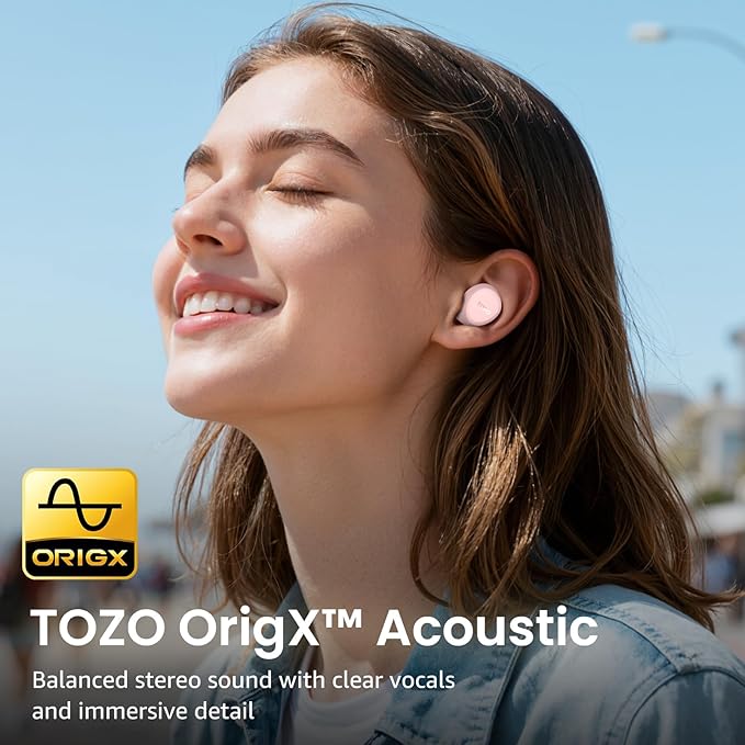 TOZO A1 Wireless Earbuds Bluetooth 5.3 Light Weight in Ear IPX5 Waterproof - Image 2