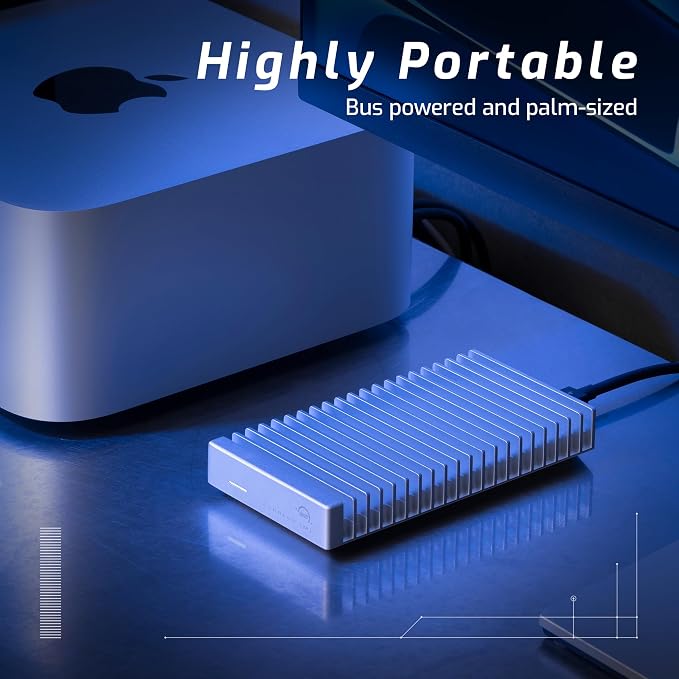 OWC 4TB Express 1M2 40Gb/s Portable NVMe SSD USB4 Ultra Fast External SSD Drive - Image 6