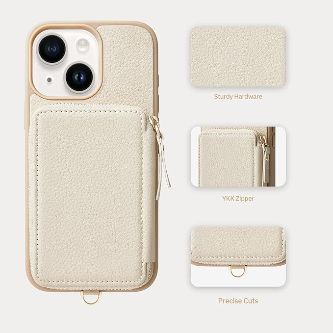 ZVE Wallet Case for iPhone 15, Phone Case - Image 5