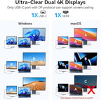ACASIS USB C Splitter with 4K@60Hz Video Output, USB C Hub 10Gbps with 1xHDMI - Image 4