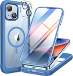 Miracase Magnetic for iPhone 14 Case 6.1", Full-Body Protective Bumper 14 Phone by Miracase