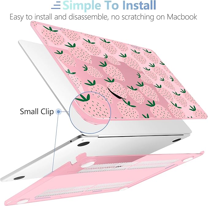 MEEgoodo Case for M4/M3/M2 MacBook Air 13.6 inch Case 2025 2024 2022, Fit Model - Image 5